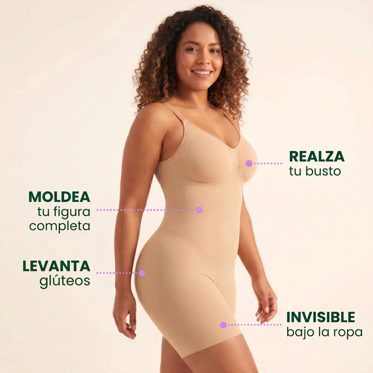 ShapeAll™ — Body Moldeador | Moldea figura completa + realza busto + Regalo incluido! 🎁